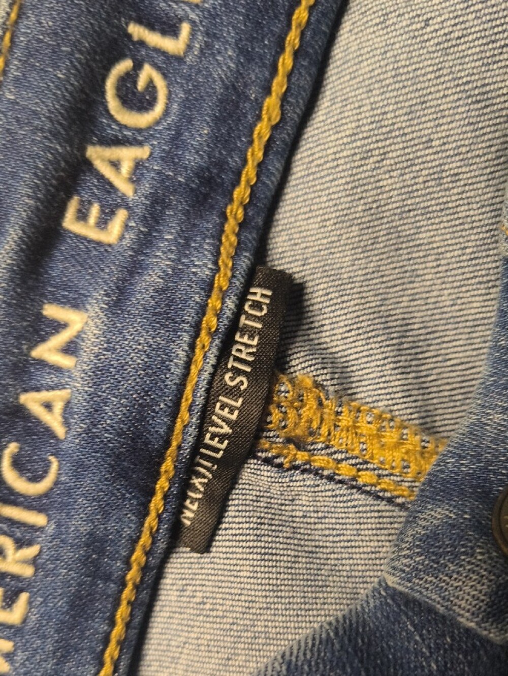 Next Level Stretch Jegging w/28" Inseam American Eagle Women's Size 2 Jeans 835 - Picture 4 of 8